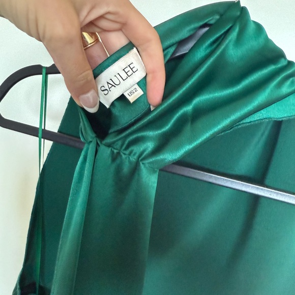 SAU LEE Penelope Gown in Emerald - sold out - Picture 6 of 6